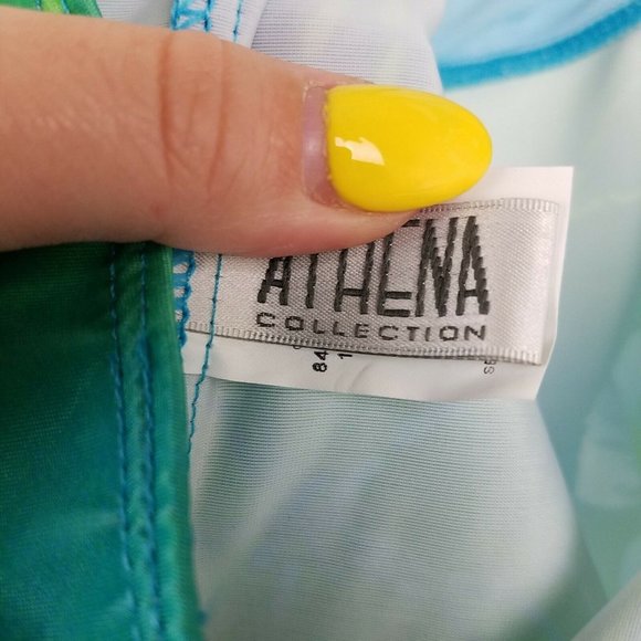 Vintage ATHENA Tankini High Waisted 2 Piece Bikini - Picture 10 of 12